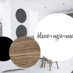 Inspiración en negro+blanco+madera