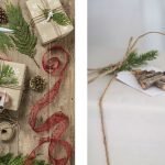 Envoltorios de Navidad con toques de naturaleza