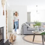 Serenidad y frescura en el interior de la vivienda