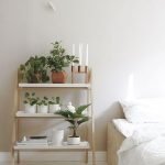 Escaleras como soporte para plantas