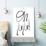 Decorar la pared con láminas